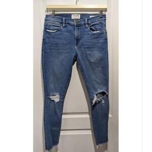 Frame Denim | Le High Skinny in Castlemount wash